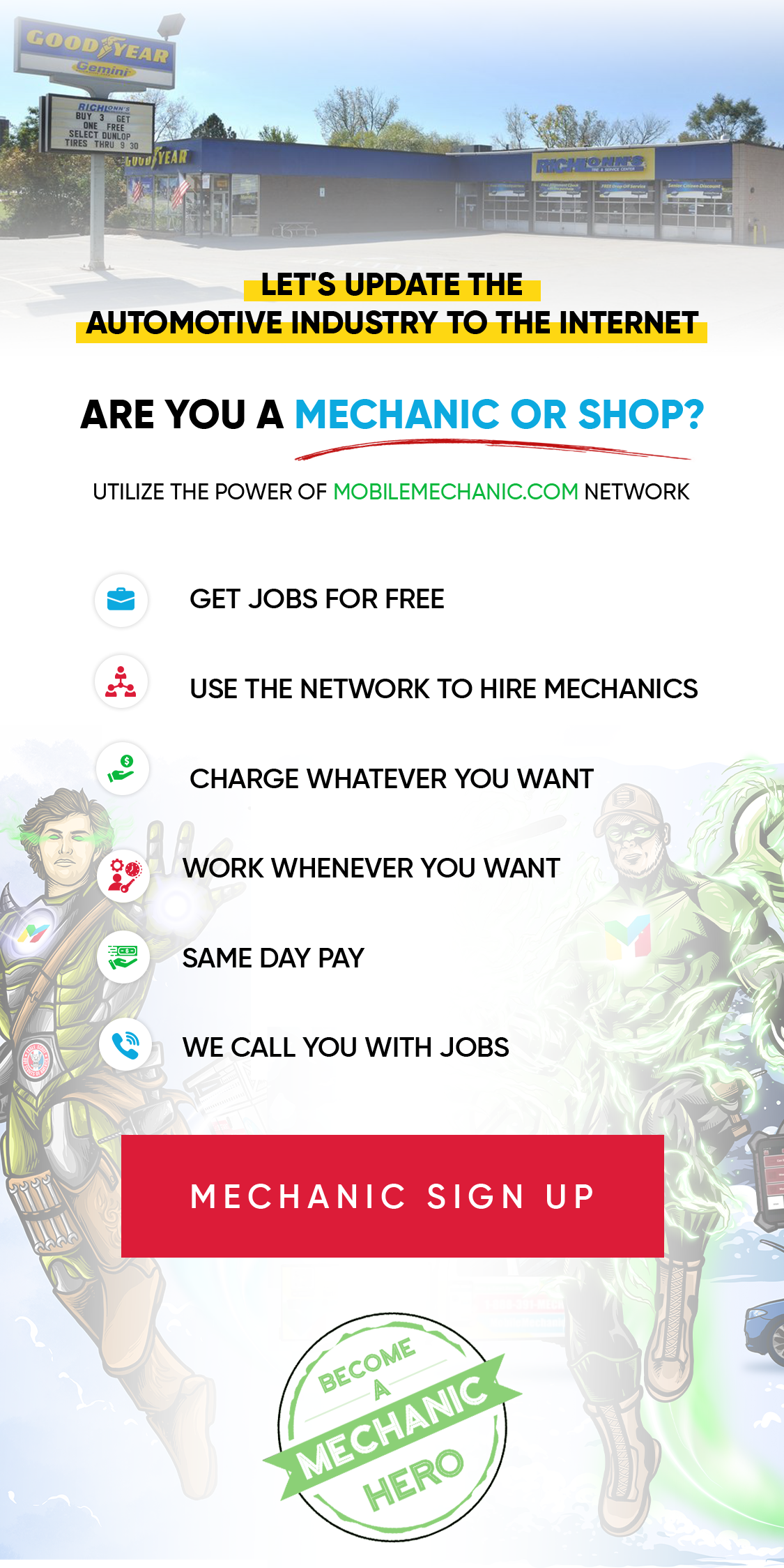 freelance mechanic jobs